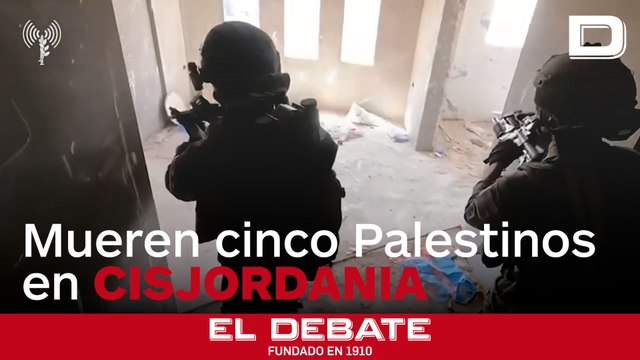 Mueren cinco palestinos por un ataque israelí sobre el norte de Cisjordania