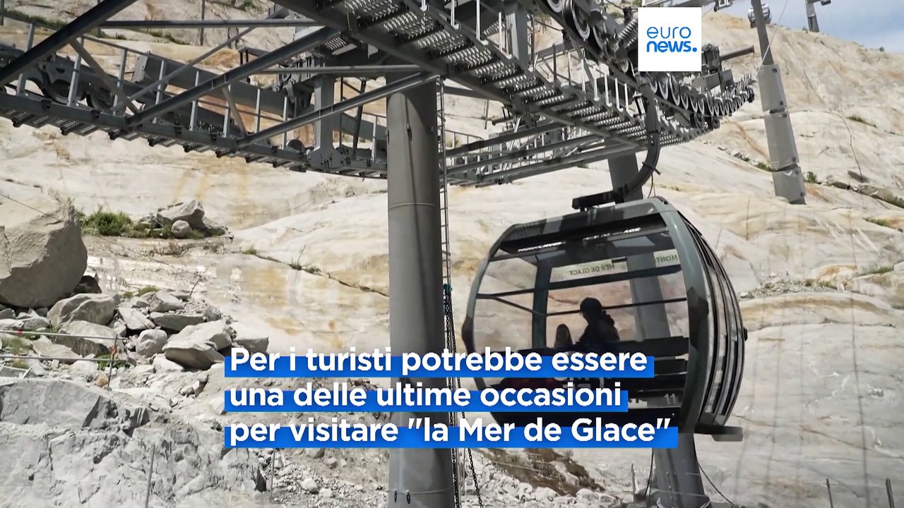 Mer de Glace, Chamonix: il più grande ghiacciaio della Francia si sta sciogliendo