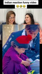 an entertaining and funny clip featuring  an English reaction