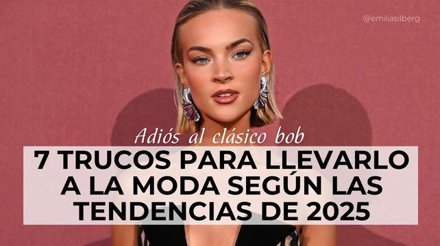 Adiós al clásico bob: 7 trucos para llevarlo a la moda según las tendencias de 2025