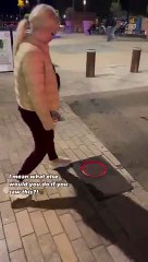 an entertaining clip of a woman performing magic on the