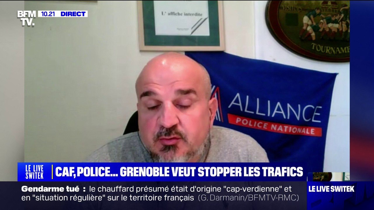 Trafic de drogue à Grenoble: "On est en manque de moyens humains", regrette Yannick Biancheri (Alliance Police nationale)