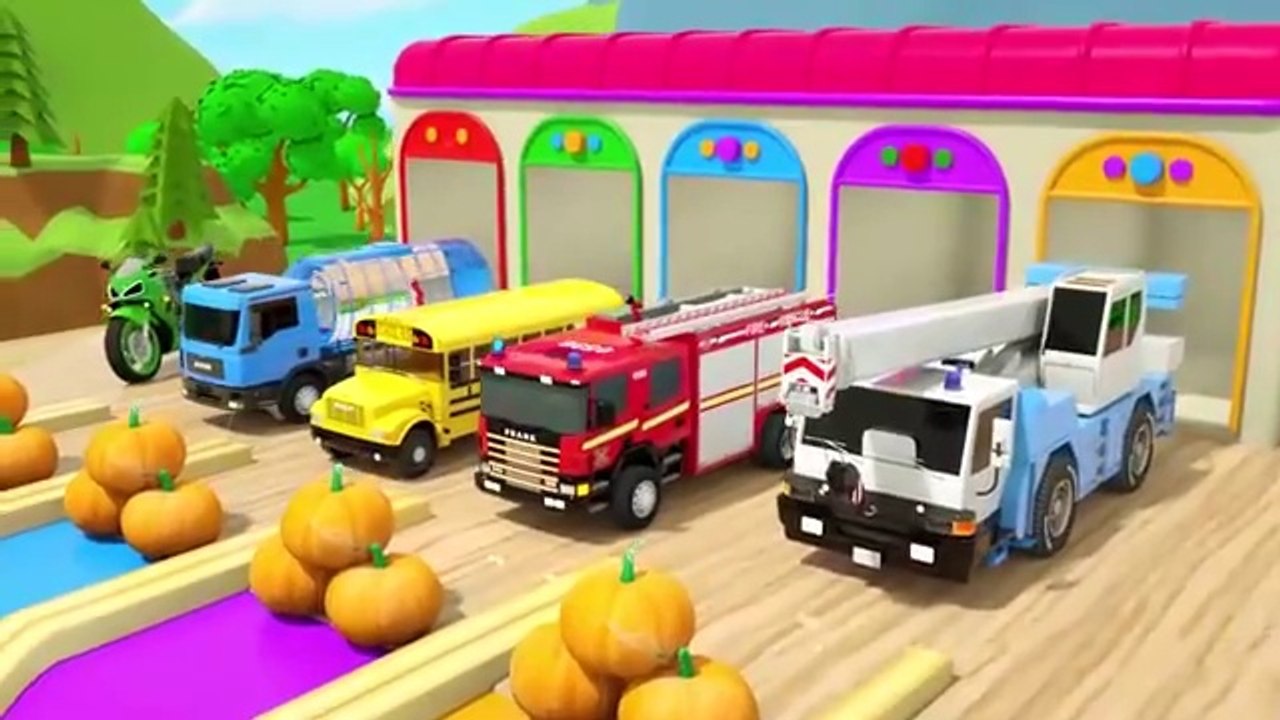 Baby Shark + Wheels On the Bus song - Soccer ball shaped wheels - Baby Nursery Rhymes & Kids Songs