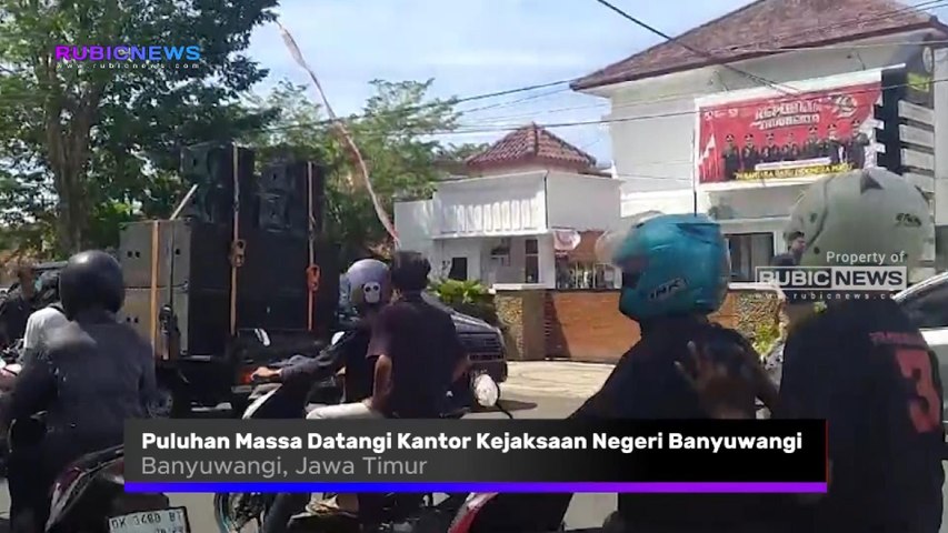 Kasus Korupsi Mamin Fiktif NH Tak Ada Perkembangan Selama Dua Tahun, Puluhan Massa Datangi Kantor Kejaksaan Negeri Banyuwangi Ini Tuntutannya