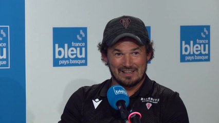 "C'est un honneur d'être ici au Biarritz Olympique", confie Boris Bouhraoua, le nouvel entraineur en chef dans 100% Rugby