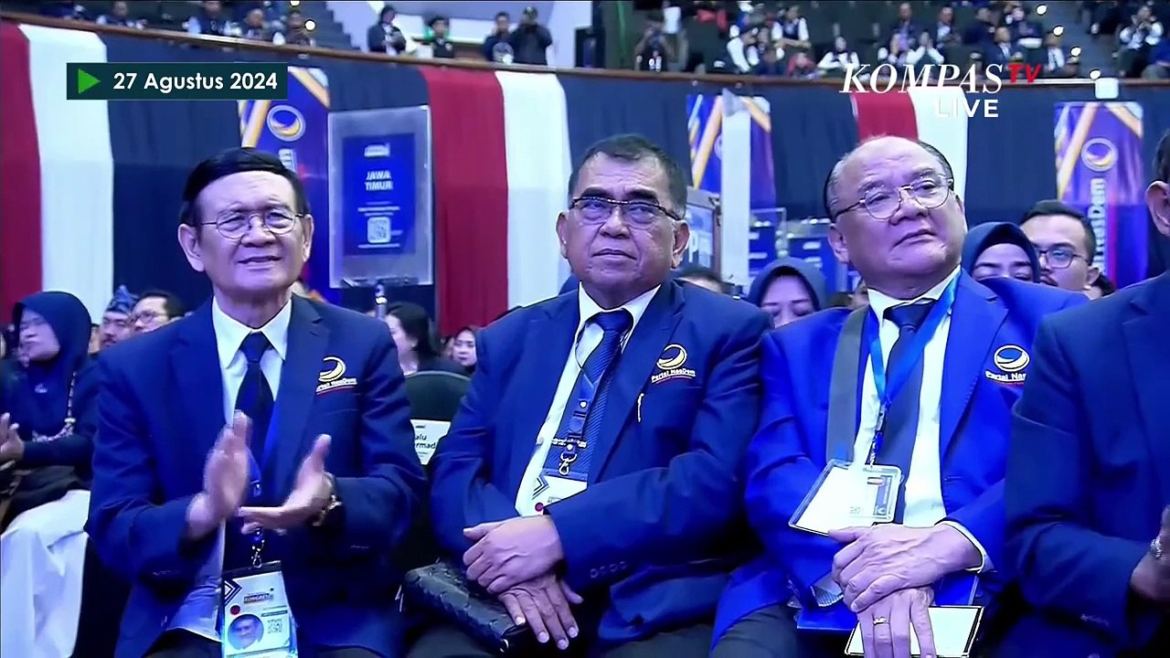 [FULL] Pidato Surya Paloh usai Resmi Terpilih Kembali Jadi Ketum NasDem, Singgung Pilkada 2024