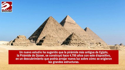 Los antiguos egipcios utilizaron un ‘ascensor hidráulico’ para construir pirámides