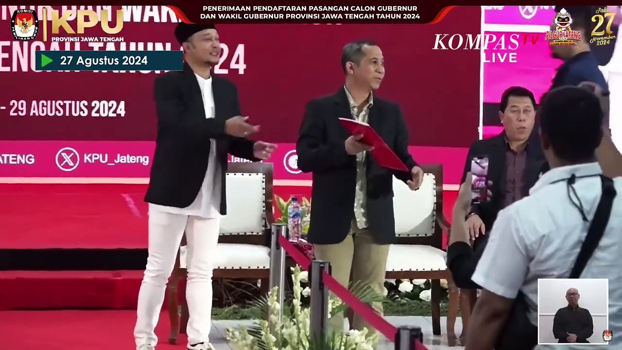 [FULL] Resmi! Andika Perkasa-Hendrar Prihadi Daftar Pilgub Jateng Hari Pertama ke KPU