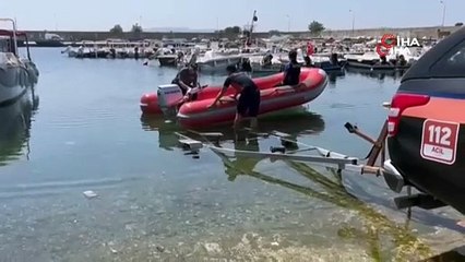 Marmara Denizi’nde kaybolan 2 tersane işçisini arama çalışmaları 42’nci saatinde