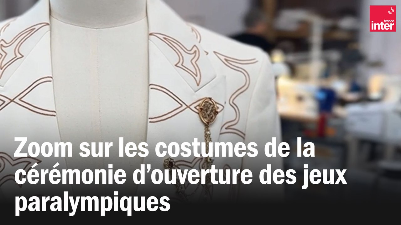 Dernières retouches pour les costumes de la cérémonie d'ouverture des jeux paralympiques