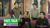 Fast Talk with Boy Abunda: SB19, masaya para sa success ng BINI! (Episode 411)