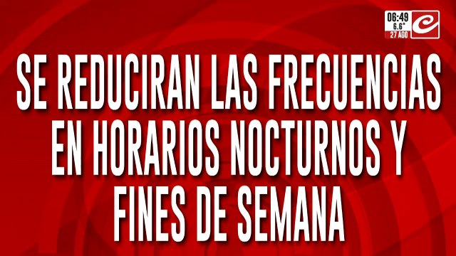 Empresas de colectivos amenazan con reducir frecuencia en los servicios