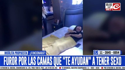 Furor por las camas que te ayudan... ¡a tener sexo!