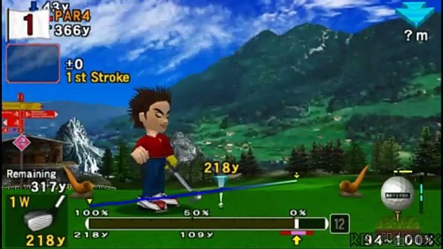 Everybody's Golf ⁄ Hot Shots Golf - Open Tee (PSP) - Gameplay