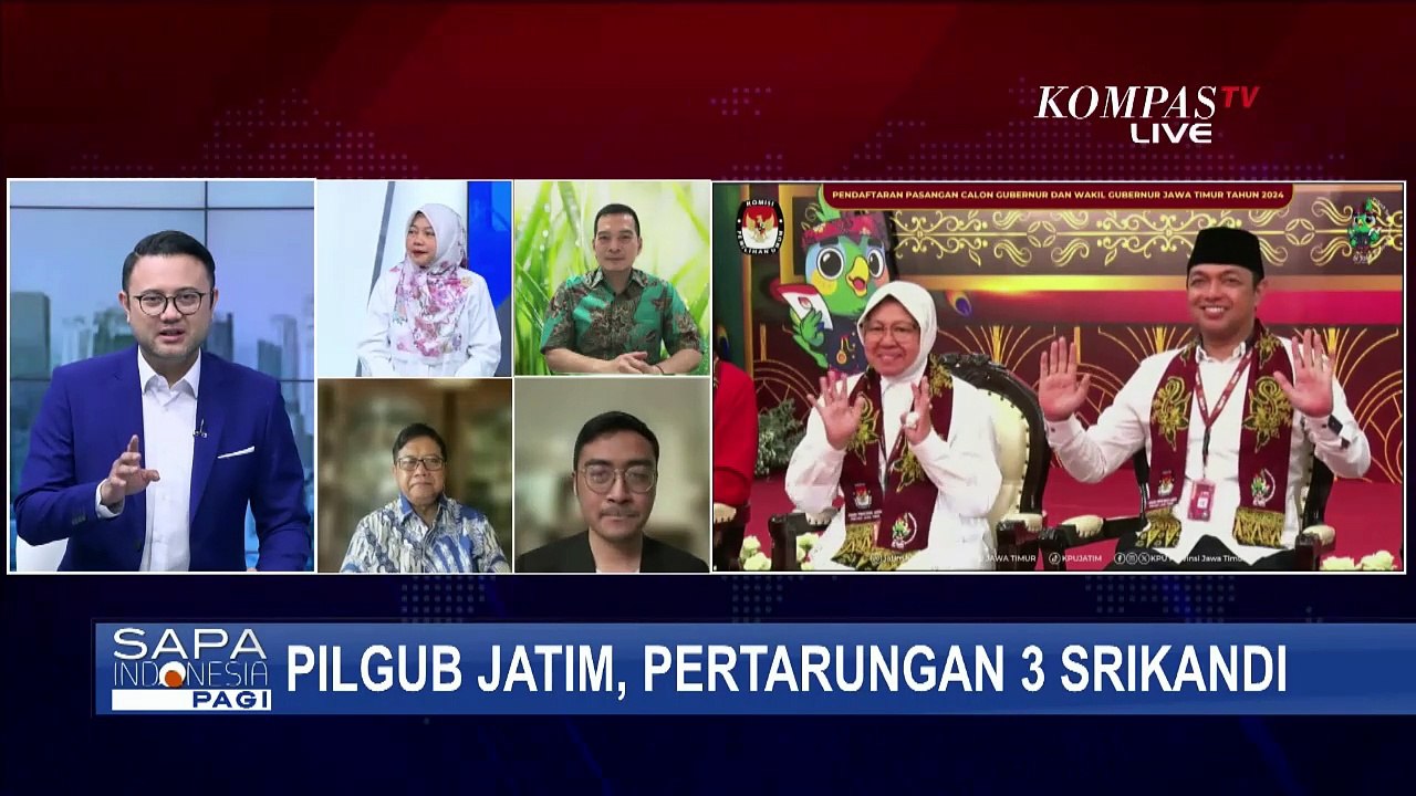 [FULL] Para Ahli Blak-blakan soal Peluang Khofifah, Risma, dan Luluk di Pilgub Jawa Timur