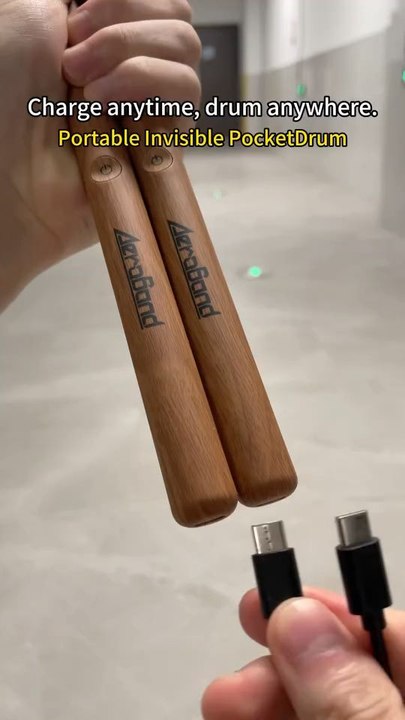 "I M Sure You Can Use These Two Sticks To Charge Anytime And Play Drums Anytime And Anywhere Follow For More"....!!