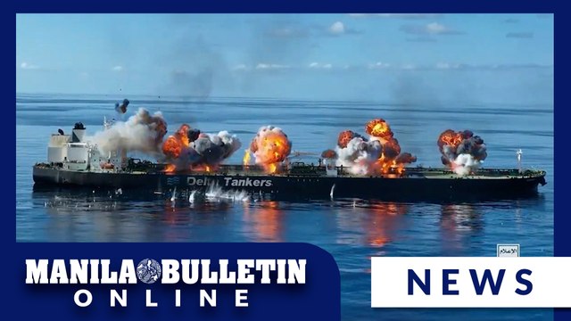 Houthi video shows Yemeni rebels planted bombs on tanker now threatening Red Sea oil spill