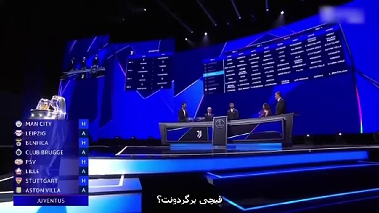 Ronaldo apologizes to Buffon on the sidelines of the 2024-25 UEFA Champions League draw