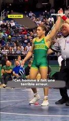 Ce lutteur a voulu mettre au sol ses entraineurs... il va être surpris