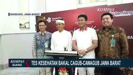 Dedi-Erwan dan Syaikhu-Ilham Jalani Pemeriksaan Kesehatan di RS Hasan Sadikin