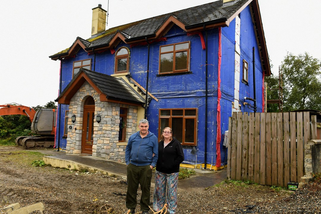 Danny & Kate Rafferty whose Derry whom is affected by defective blocks