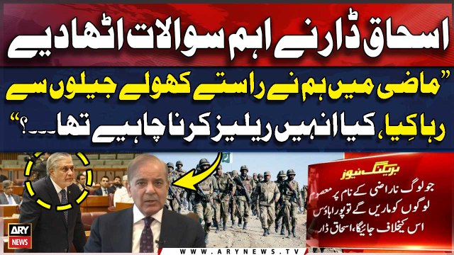 Past Mein Humnay Rastay Kholay, Jailon Say Riha Kiya Aaj... , Ishaq Dar Raises Important Question