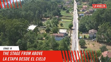 Stage 10 of La Vuelta 2024: From Above 🚵‍♂️