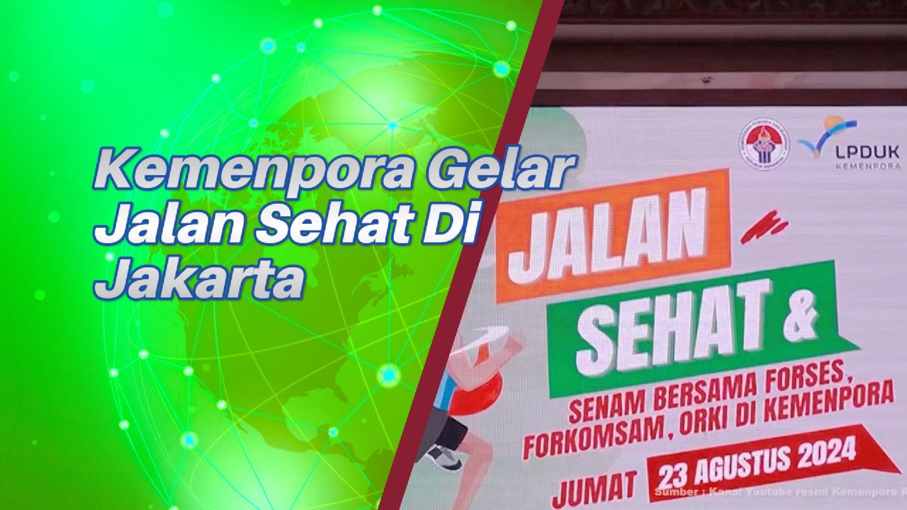 Kemenpora Gelar Jalan Sehat Di Jakarta