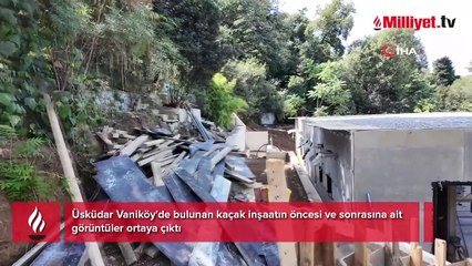 Boğaz'daki kaçak yapıyla ilgili yeni görüntü! Tahribatın boyutu ortaya çıktı