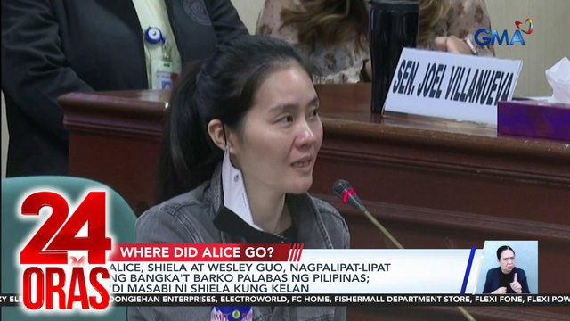 24 Oras: (Part 1) Shiela Guo, ikinuwento kung paano sila nakaalis ng bansa ni dismissed Mayor Alice Guo at Wesley; Barikada ng PNP sa KOJC, pinaaalis ng korte; Sandro Muhlach, inilahad ang aniya'y sinapit na pang-aabuso, atbp.