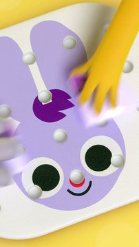 Hoppy learns his body parts! — Beadies — Cartoons for kids — Head, shoulders, knees and toes