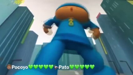 Pocoyo poczilla monster battle with healthbars