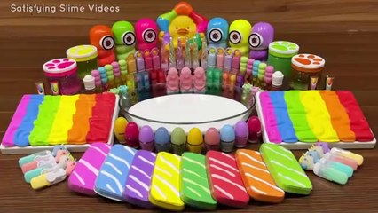 Mixing makeup, clay and more into Glossy Slime