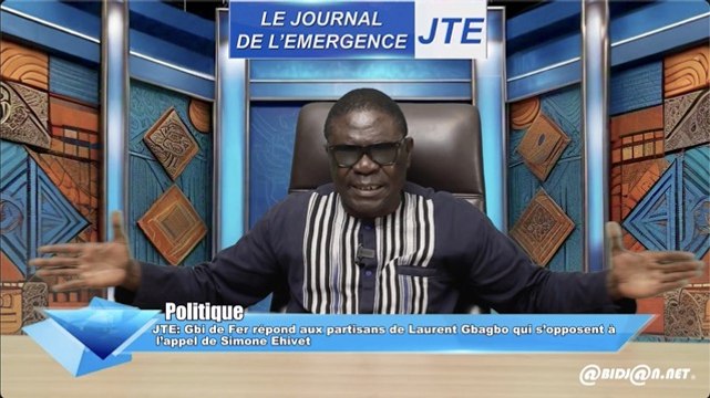 JTE- Gbi de Fer répond aux partisans de Laurent Gbagbo qui s’opposent à l’appel de Simone Ehivet