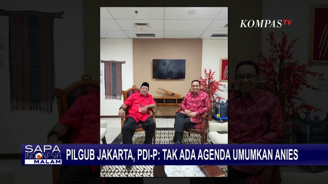 Soal Pengusungan di Pilgub Jakarta, PDIP Komarudin: Tak Ada Agenda Umumkan Anies Baswedan