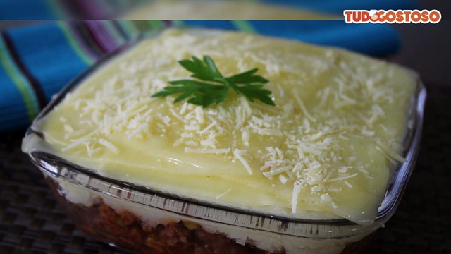 Escondidinho de carne moída
