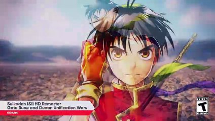 Suikoden I & II HD Remaster Gate Rune and Dunan Unification Wars – Nintendo Direct; Partner Showcase