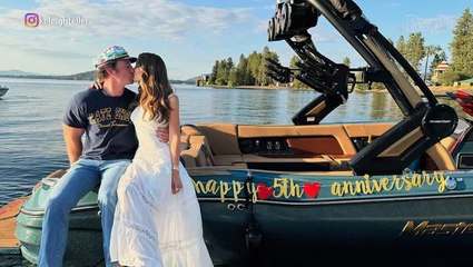 Download Video: Miles Teller Gets Surprise Proposal and 'Dream' Gift from Wife Keleigh to Celebrate 5th Wedding Anniversary