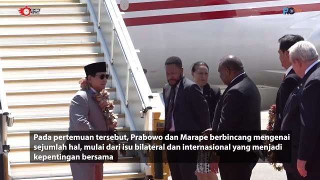 Prabowo Kunjungi PM Papua Nugini James Marape