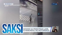 Lalaking tumatawid sa pedestrian lane, patay matapos mabundol ng motorsiklo | Saksi