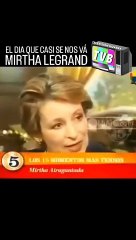 Mirtha Legrand se ahogó en vivo