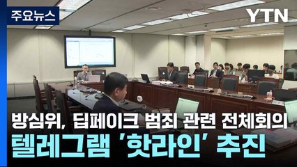 방심위, 딥페이크 범죄 관련 전체회의...텔레그램 '핫라인' 추진 / YTN