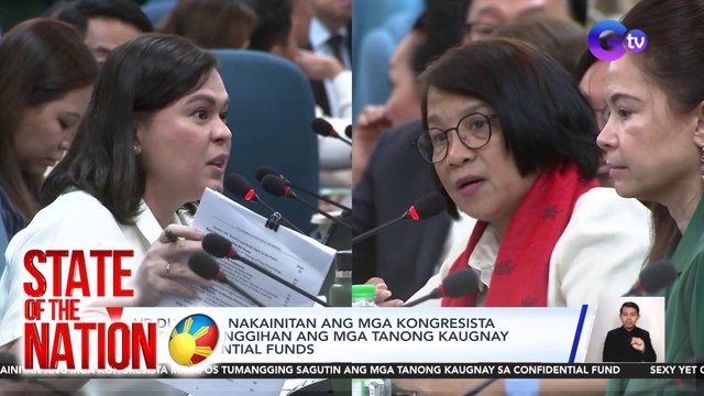 VP Duterte, nakainitan ang mga kongresista matapos tanggihan ang mga tanong kaugnay sa confidential funds | SONA