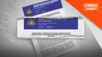 Malaysia komited perangi pengubahan wang haram, pembiayaan keganasan