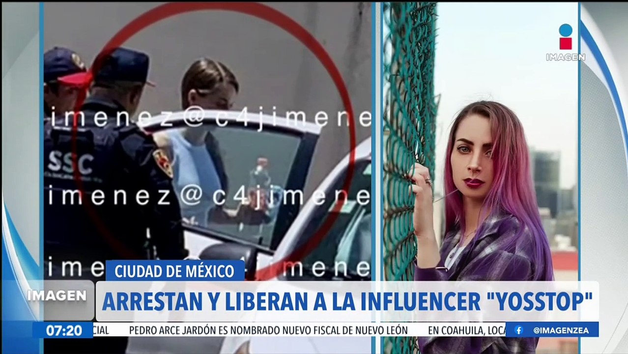 Arrestan a la influencer YosStop