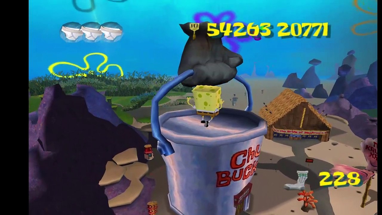 BFBB or BFBB Fix Mod. Hacking too many Spatulas causes game to be glitchy maybe part 2