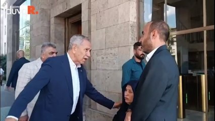 Bülent Arınç'tan Emine Şenyaşar'a: Allah yardımcınız olsun