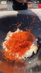 Famous Japanese Rice and Eggs Cooking  For Pigs 