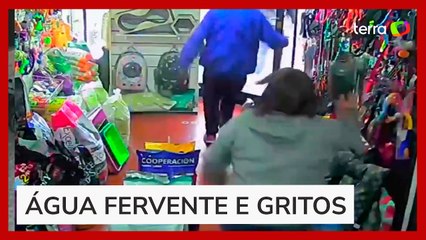 Mulher espanta dois ladrões que tentavam roubar loja na Argentina