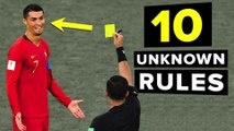 10 football RULES you DIDN T KNOW existed!..